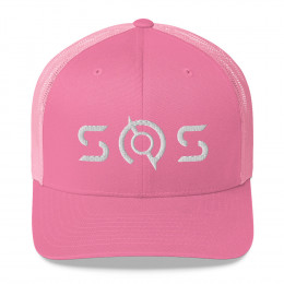 SOS Trucker Cap (white logo)